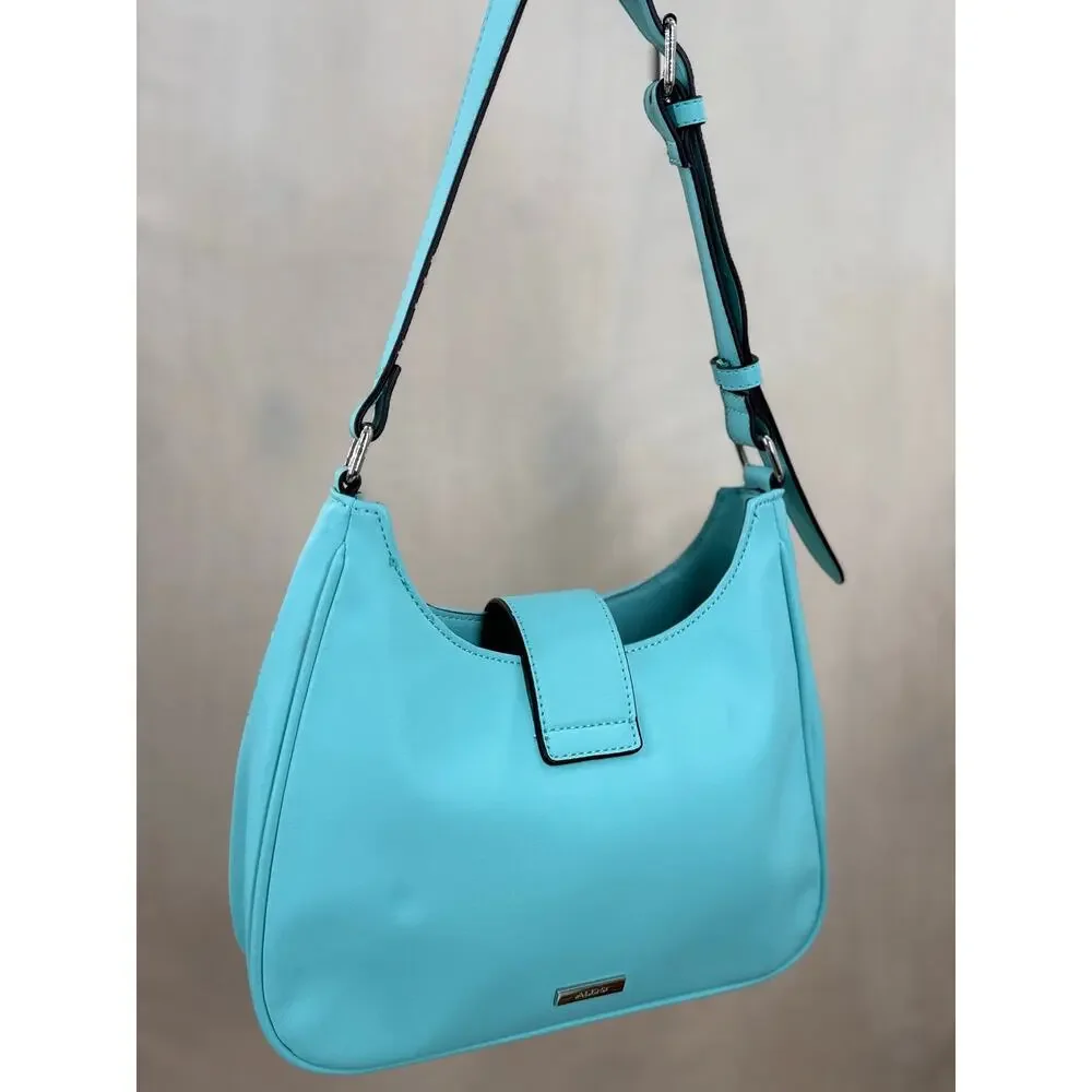 Vintage Y2K ALDO Aqua Blue Shoulder Bag